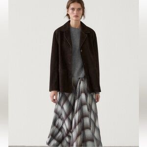 Massimo Dutti Suede Chocolate Jacket